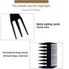 Plastic Anti-Static Hair Comb Double-Sided Styling Brush New Detangling Brush  Hair Salon Use