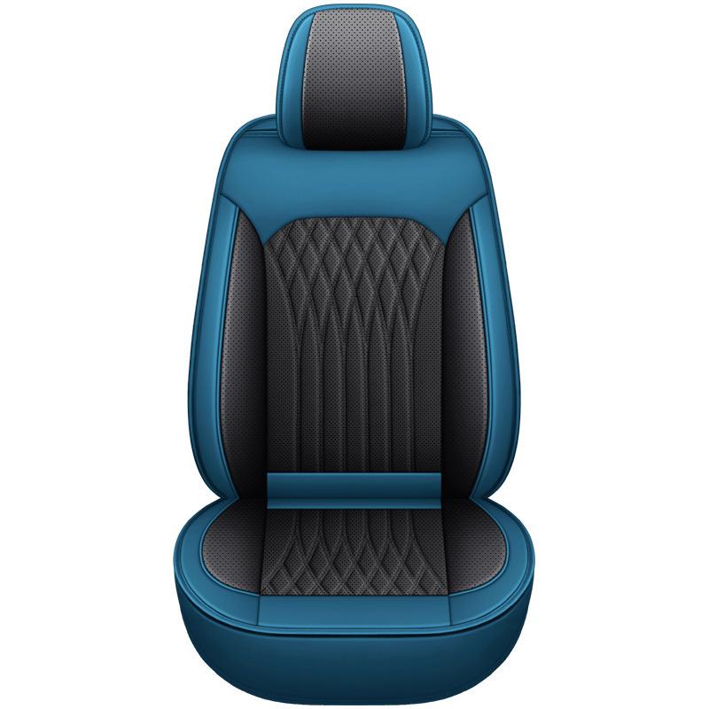 Новый Роскошный Универсальный Чехол для Автосиденья Полный Комплект ПУ Кожа 1 Сиденье Подушка Переднего Сиденья