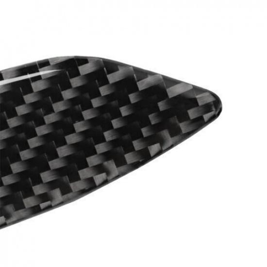 Carbon Fiber Door Handle Bowl Cover Interior Trim For BMW 3 Series E46 1998-2005