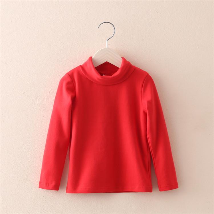 Свитера для девочек, однотонные свитера ярких цветов для мальчиков, осенняя шерстяная футболка для маленьких девочек, свитер, детская одежда, пуловер для девочек
