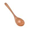 Japanese Style Wooden Soup Spoon With Long Handle Kitchen Utensil Practical Tableware For Home Dining Outdoor Use