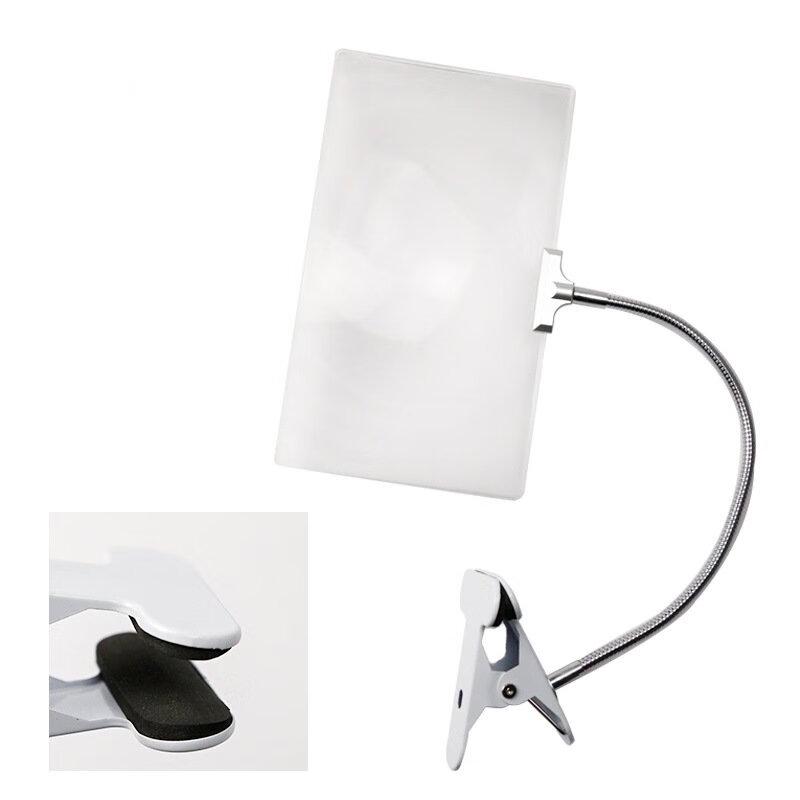 Shilide 10x Clip-on Magnifying Glass with Flexible Gooseneck