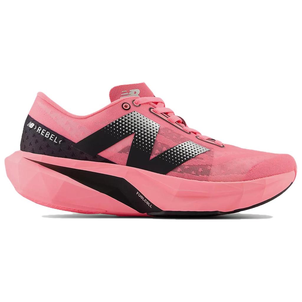 New Balance FuelCell Rebel V4 Ultra Pink Women Sneakers White Black WFCXCU4