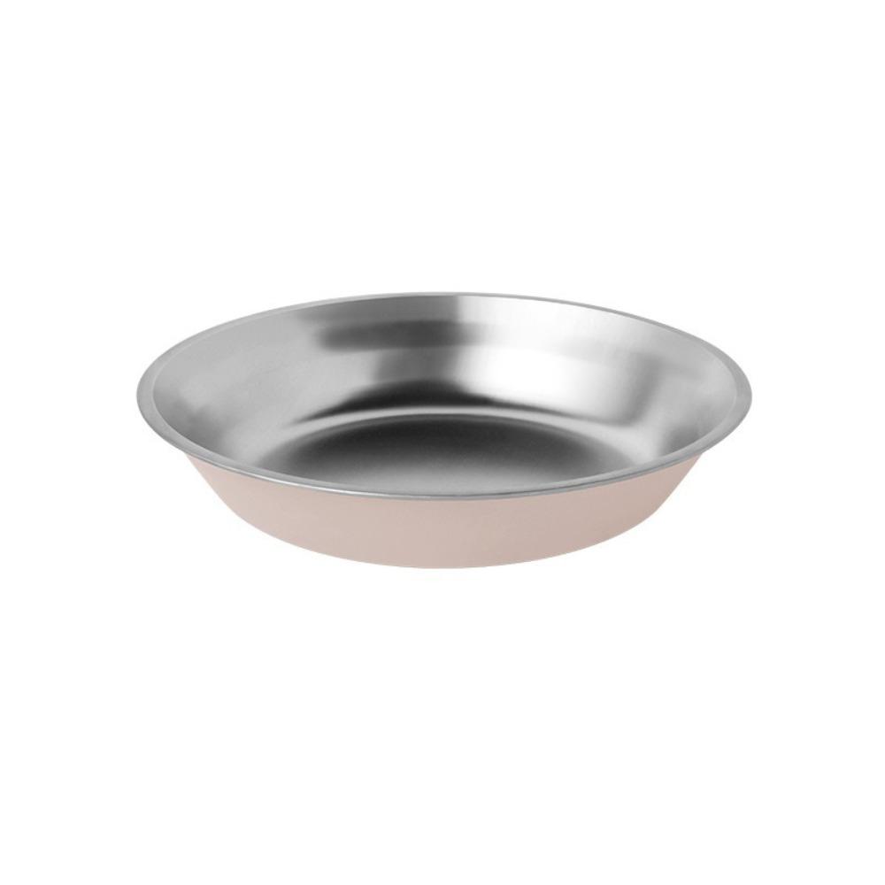 Wide Mouth Cat Food Bowls Anti-Tip Dog Food Dish Stainless Steel Dog Bowl Pet Drinking Feeding