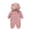 Winter Baby Crawling Clothes Plus Velvet Thick Crawling Clothes Baby Jumpsuit Going Out Clothes
