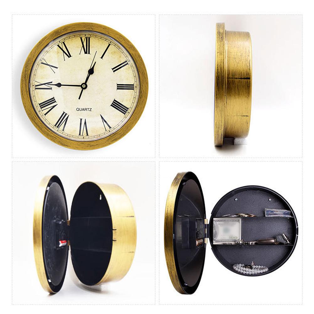 Safe Analog Clock Clock Sleek Design Clock Safety Box