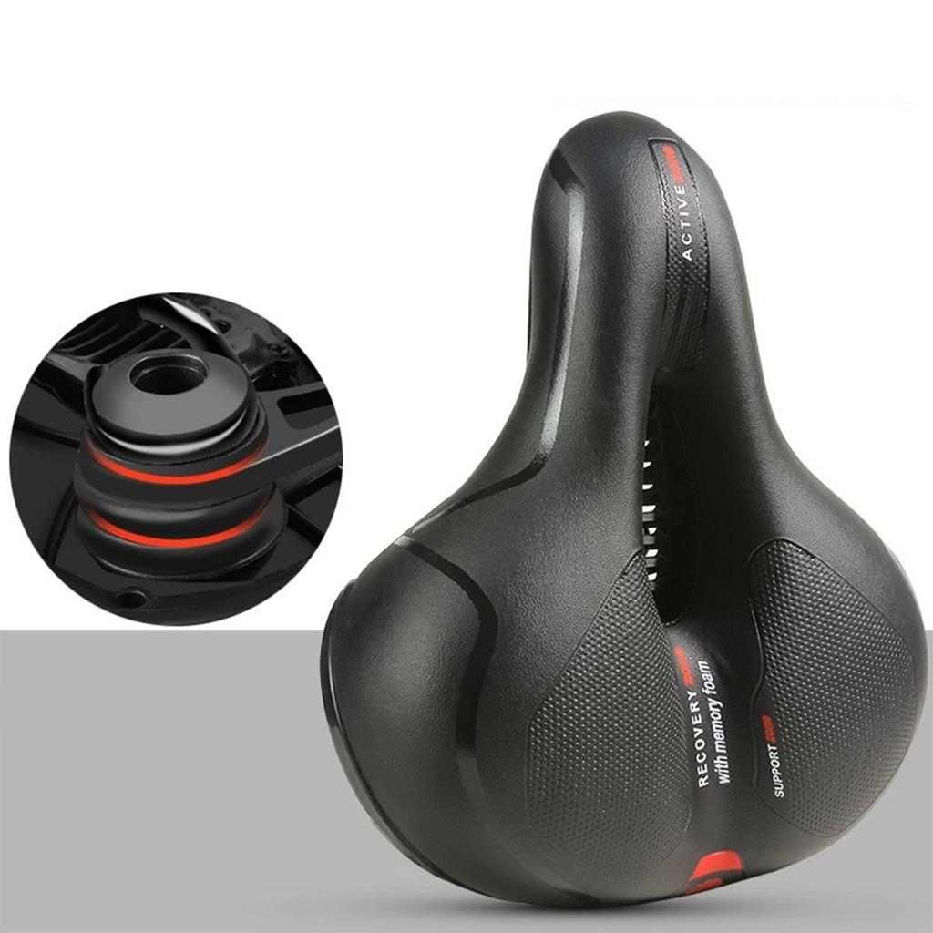 Bicycle Seat Cushion Super Soft Seat Anshan Ground Bike Seat Cushion Thickened Silicone Shock-absorbing Universal Seat Bicycle Accessories