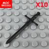 Нетоксичные Кубики Moc Рукав Меч Пистолет Нож Кнут Лук Стрела Масленка Коробка Солдат Армия Фигурка Строительные Блоки Куклы Детские Игрушки