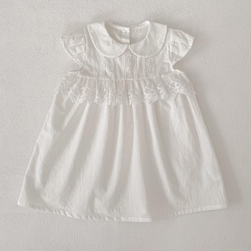 Комплект: Девочковое французское платье без рукавов с цветочным принтом и сборками & Боди для малыша для сестер