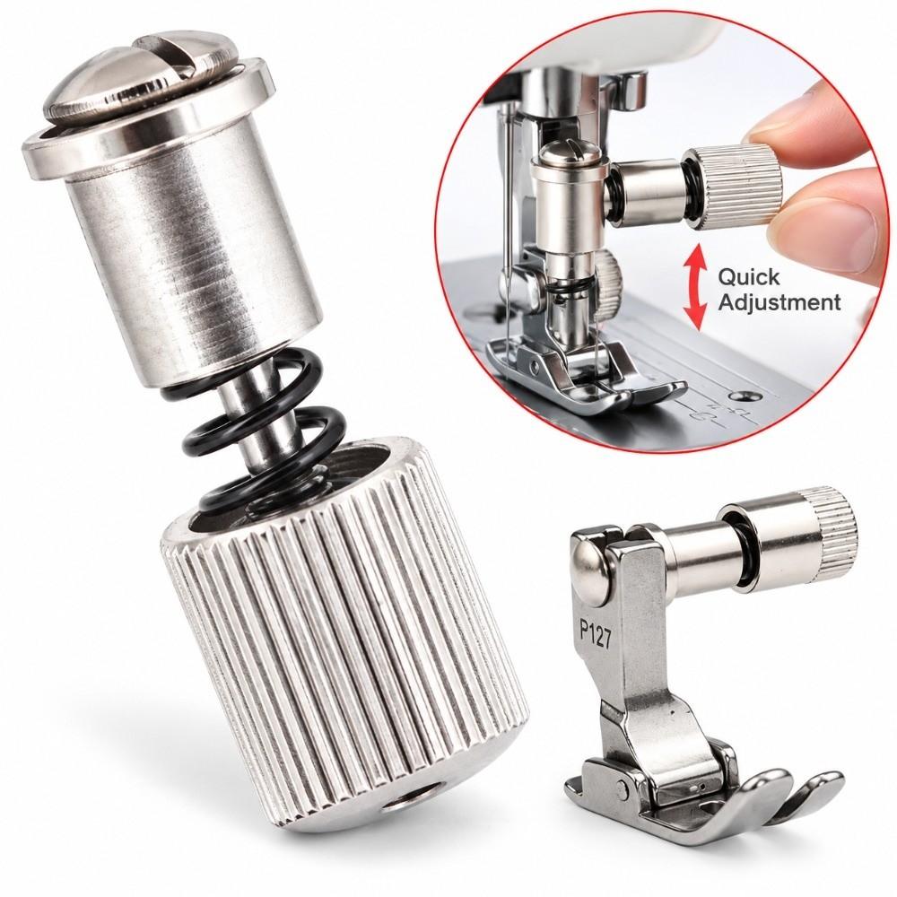 Metal Presser Foot Fastener Silver Sewing Machine Feet New Spring Clamp For Domestic Sewing