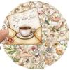 50 шт. Винтажные наклейки-конверты Эстетичные ретро наклейки для скрапбукинга, бутылок для воды, ноутбуков, планировщиков, ведения дневника