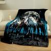 Moonlit Wild Horses Blanket bedroom Blanket for Livingroom Couch lunch break Soft throw for Friend's festival Gift