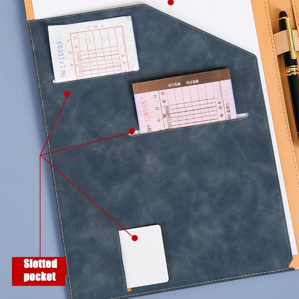 A4 Conference Folder Multifunctional Meeting Document Organizer File Folders Office Supplies