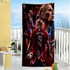 Ronaldo's Rainy Night Beach Towel High Absorbency & Quick-Dry Comfortable Lightweight