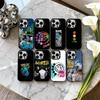 Панк Чехол для телефона группы B-Blink-182 Для iPhone17,16,15,14,13,12,11 Plus,Pro Max Конфетный Серебряный Покрытие Внутренняя Крышка