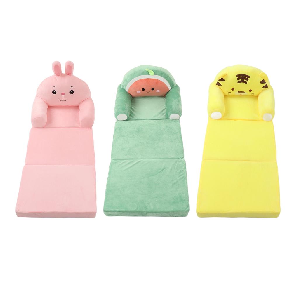 Милый мультяшный складной детский диван со спинкой, кресло 2 в 1, складной детский диван-кровать для гостиной