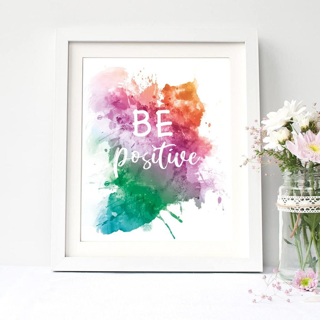pirational Wall Art Motivational Art Prints and Quotes and Sayings Poster Girls Teens Bedroom Decor Sayings Positive Phrase Party Gift for Girls Kids