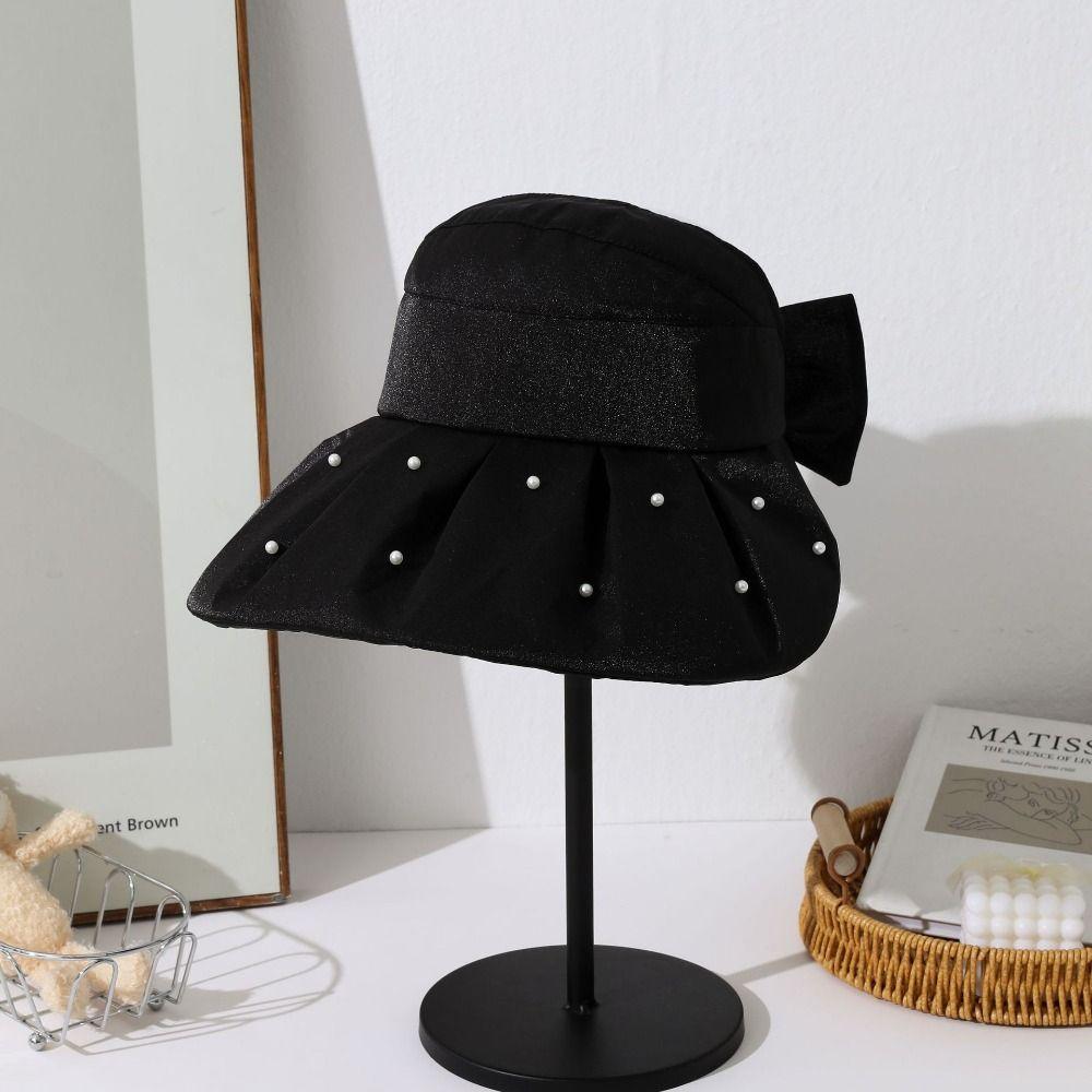 Sun Protection Big Brim Sun Hat Windproof Beach Cap Hot Sun Hat  Women Men