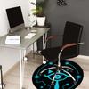 1pc CyberEye Round carpet, Made of Polyester,Perfect for Decorating Office Chairs, Living Rooms,fplt073