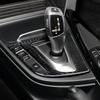Car Gear Shift Panel Sticker Decal Carbon Fiber Trim fits for BMW F30 F31 F34 3GT F32 F33 F36 2012- Accessories - 330e NOT FIT (Black)