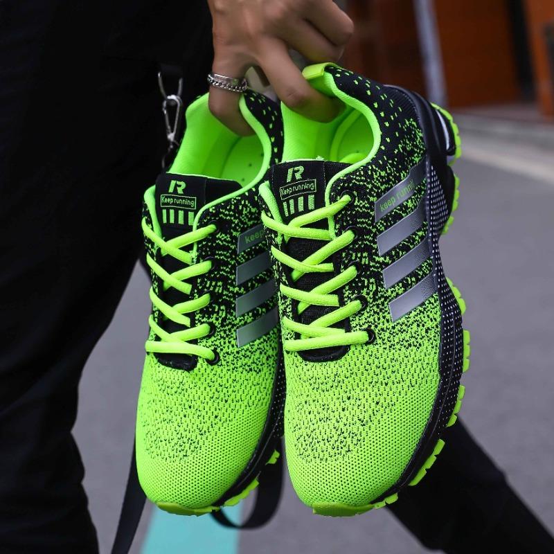 Maedef Men Sneakers Fashion Breathable Mesh Comfortable Sport Shoes Anti-Slip Outdoor Casual Running Mens Shoe Zapatillas