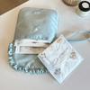 Large Capacity Mini Cosmetic Bag Bowknot Bow Makeup Bag Cute Sanitary Napkin Storage Bag  Travel