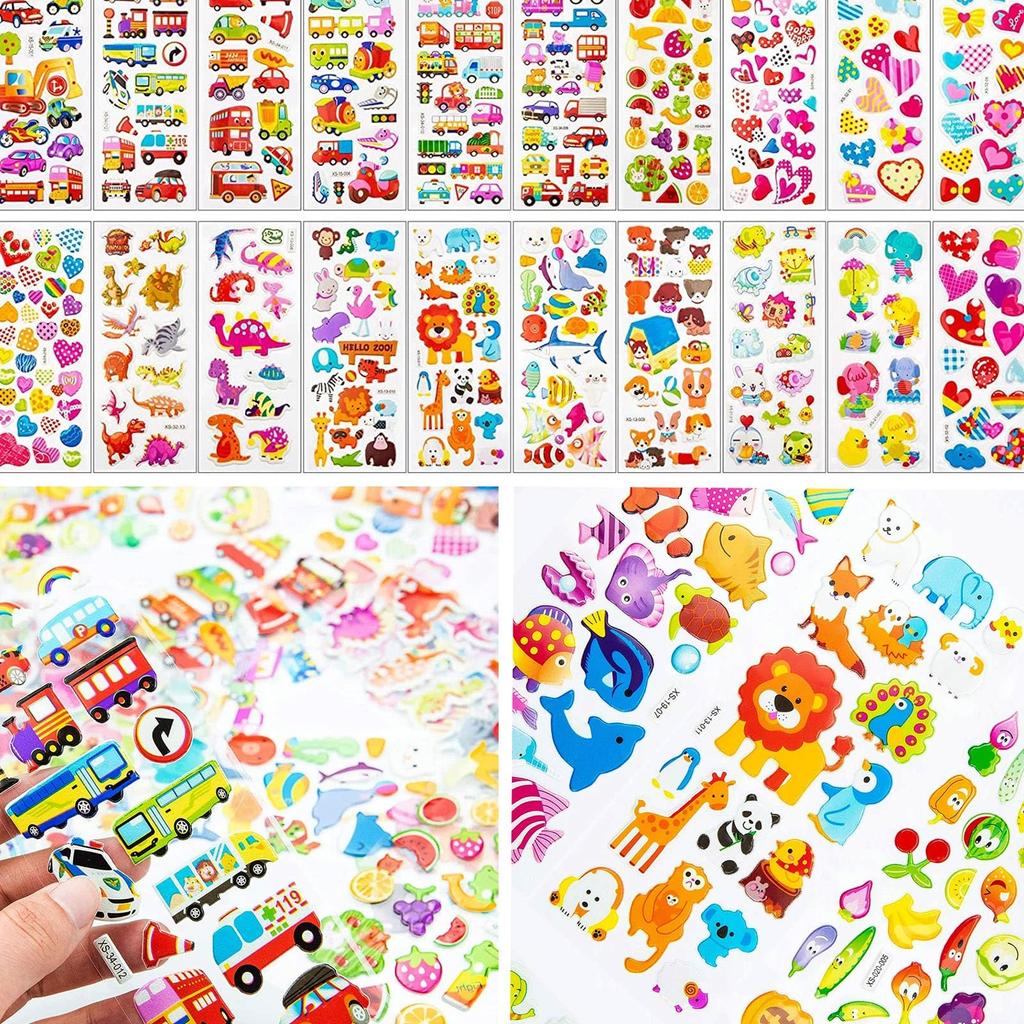 Блокнот Пушистый Детский Младенец 40 Больших Наклеек 30 Видов Листов Деко Печать 3D Случайные Наклейки На Платье Еда, Милые, Наклейки и Наклейки, Мальчики, Девочки,