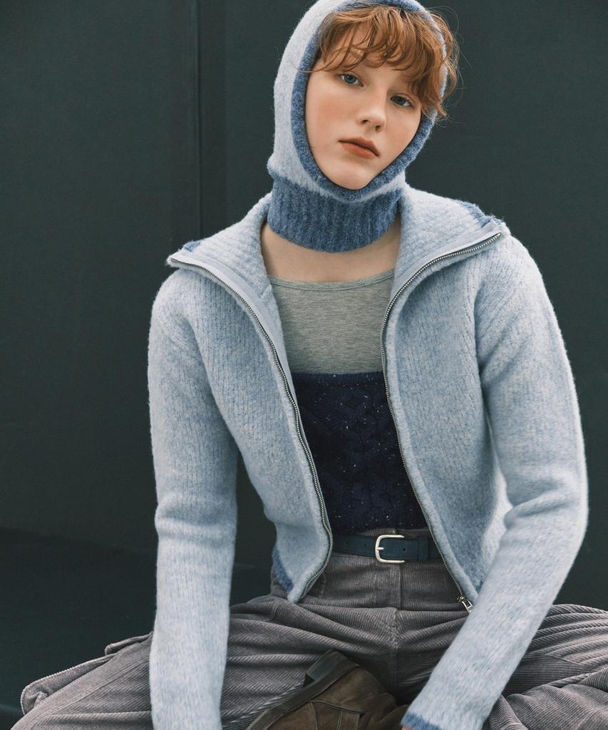 GROVE Grvr Sports_Knit Zip-Up_Blue