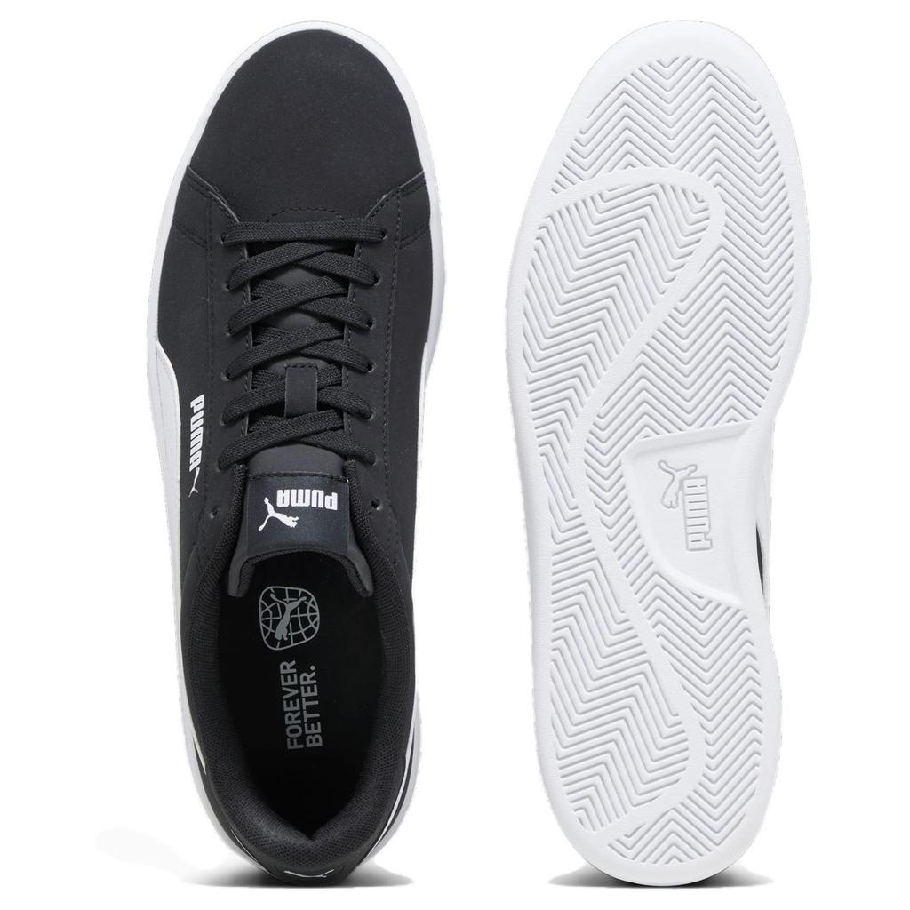 Puma Smash 3.0 Buck Удобные низкие кроссовки Унисекс Кроссовки Черные 392336-01
