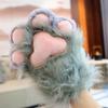 Пушистые Косплей Костюм Перчатки Пищащие Кигуруми Косплей Реквизит Модные Митенки Кошачьи Лапки Подарки