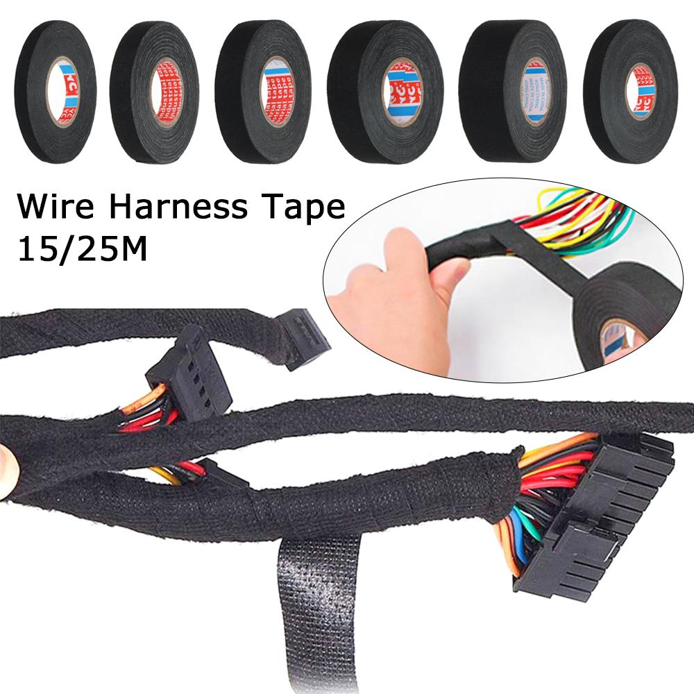 Cable Fixed Automotive Wrapping Tape Heat-resistant Cloth Fabric Wire Harness Tape Adhesive