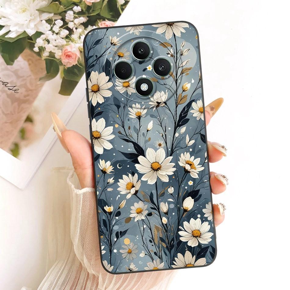 For OPPO Reno12 F 5G Reno 12 Pro 12F 12FS 12 5G Cute Cat Flower Butterfly Cartoon Phone Case Shockproof Soft Silicone Cases