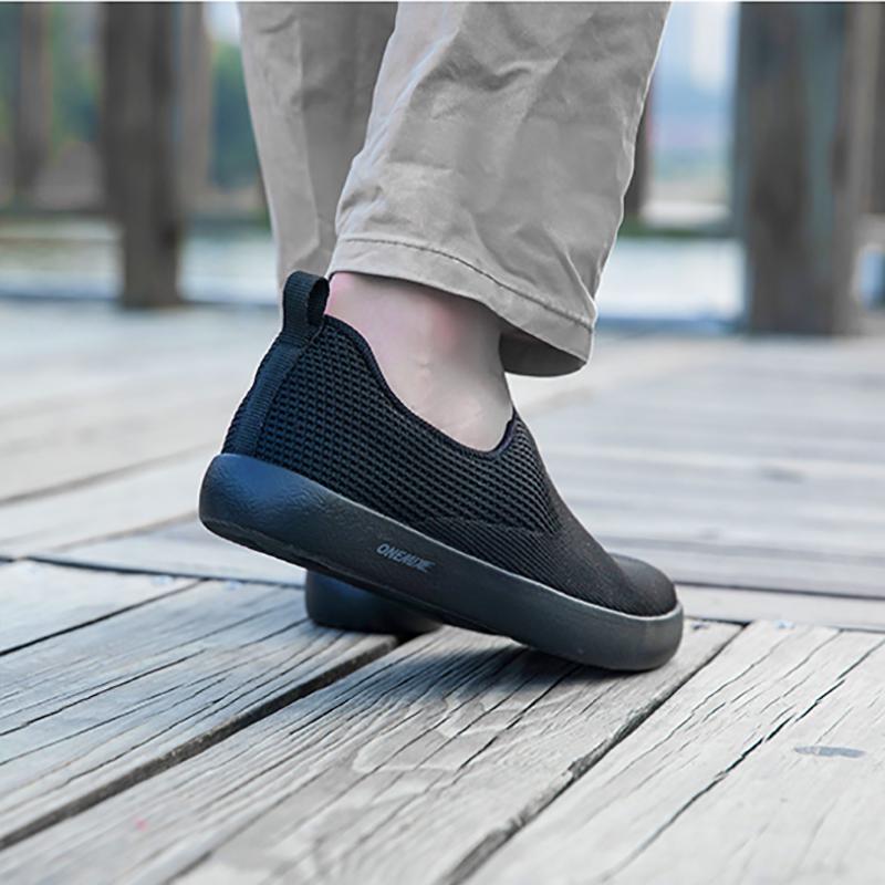 onemix Men Shoes Sneakers Soft Mesh Breathable Light Flat Trainer Shoes Women Casual Slip-on Walking Shoes