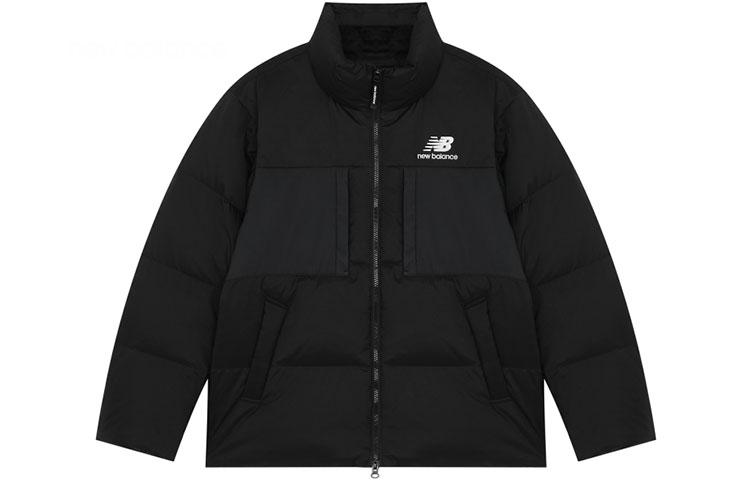 New Balance Down Jackets Unisex Black Stand Collar Moderate Other 5PB43053-BK