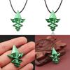 Mushoku Tensei Jobless Reincarnation Green Arrow Necklace With Alloy Pendant For Cosplay Fans