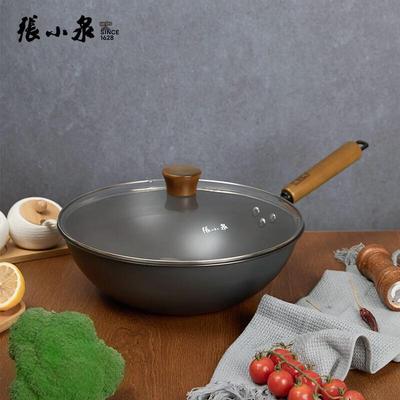 Чжан Сяоцюань Глубокий кованый железный вок с защитой от ржавчины