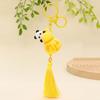 Милый кулон в виде панды, мультяшный брелок для ключей от машины, модный брелок в виде тыквы-горлянки с пандой, для пары