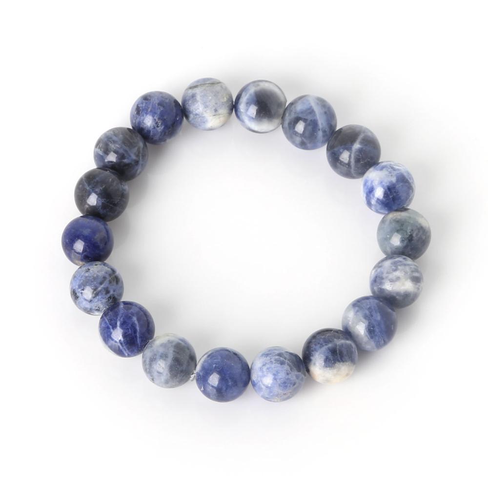 Charm Bracelet With Natural Stone Beads 6mm Purple Amethysts Yoga Beaded Bracelet For Women Man Best friend Gifts Jewelry