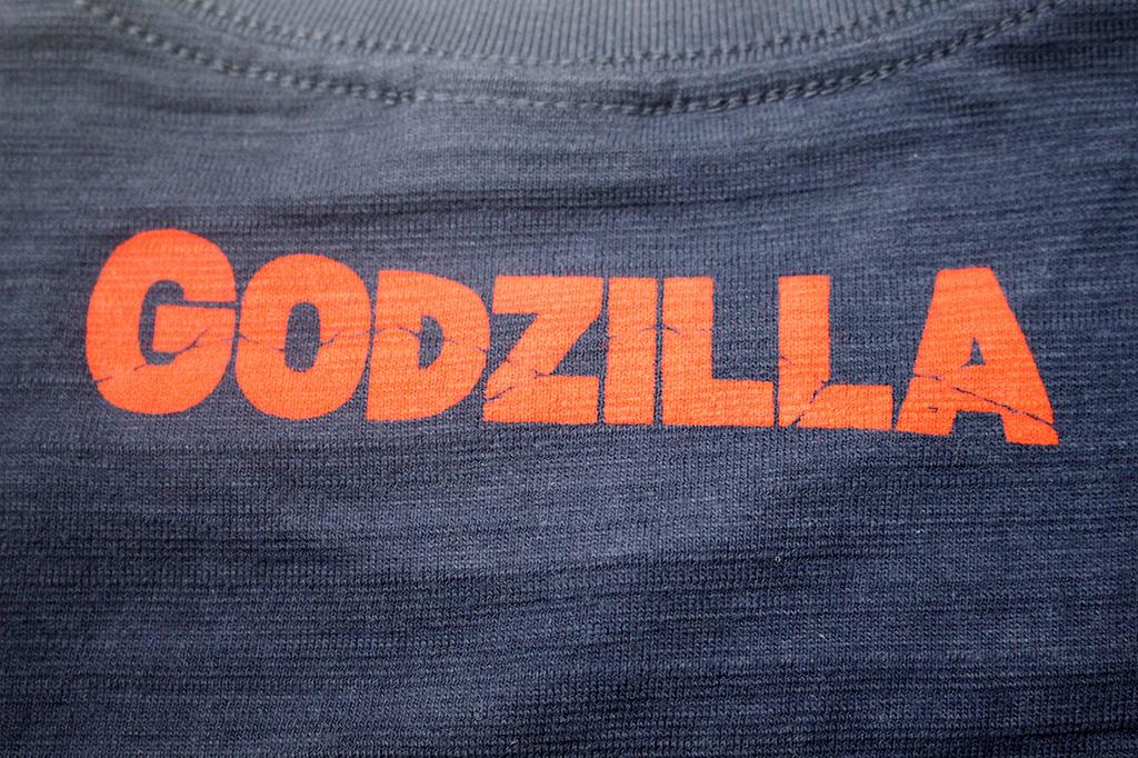 Футболка Forcart Godzilla Виды Горы Гигантского Монстра Размер S, Дизайн Thirty-Six Fuji, Темно-синий, (Грудь 72-78см)