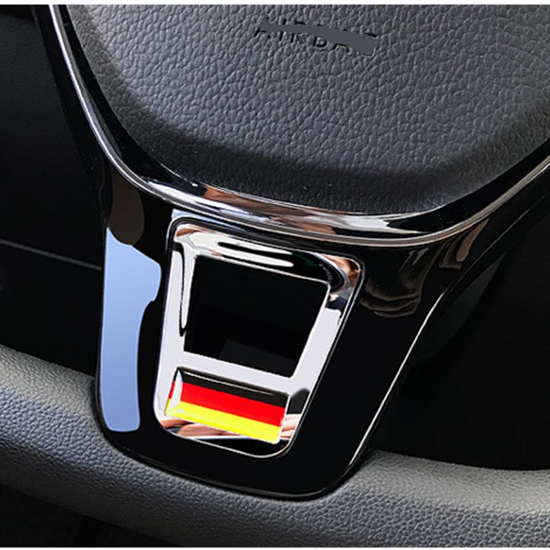 Автомобильный Стайлинг Чехлы на руль Наклейки Аксессуары Для Volkswagen GOLF 7 GTi MK7 POLO 2014 2015 Passat B7 2015 B8 MK6 Jetta