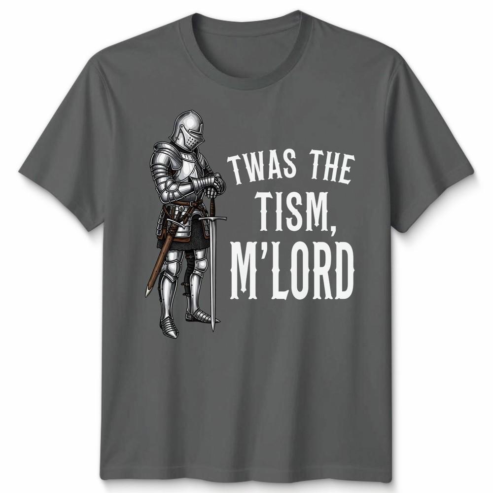 Funny Autism Awareness Support Twas The Tism M Lord Autistic Unisex Tshirt