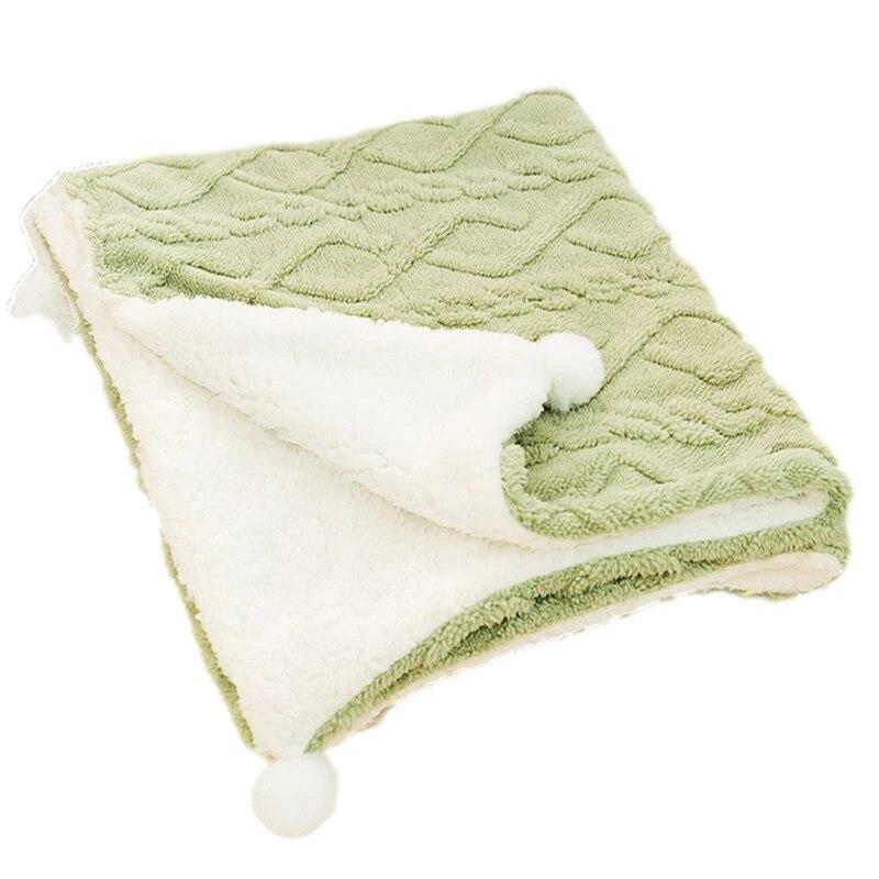 Утолщенное одеяло для домашних животных, зимний теплый спальный коврик для домашних животных для собак, кошек, пушистый мягкий диван для кошек, подушка для дивана, коврик для щенка и котенка, товары для домашних животных