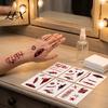 Adults Kids Halloween Decor 30Pcs Scar Tattoo Stickers, Realistic Fake Wound Decals for Safe Ink Temporary Tattoos Face Body, Waterproof Party Makeup,