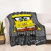 Spongebob Snail Adventure Blanket Comfortable Perfect for Picnics Livingroom Office Four Seasons Universal Stylish Decor Gifts For Family Or Friends