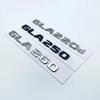3D Silver Black Letters GLA180 GLA200 GLA220d GLA250 GLA260  4Matic Emblem for Mercedes Benz X156 H247 Car Trunk Logo Sticker