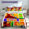 3pcs Custom Name Billie Eilish Set,Includes 1 Duvet Cover and 2 Pillowcases,All-season Bedroom Decor
