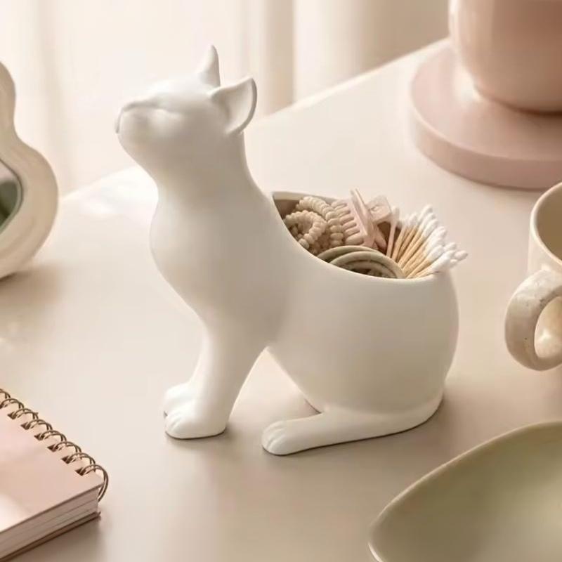 3D-печать Цветочный горшок Креативный Милый Кот Цветочный горшок Мультяшное Животное Креативный Домашний Декор Держатель для Цветочного Горшка Гостиная