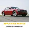US For Dodge Charger 2006-2010 Black Glossy Pillar Posts Door Window Trim Cover