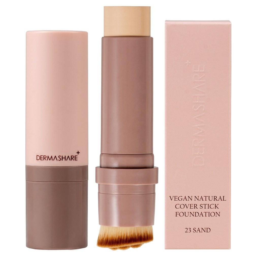 Dermashare Vegan Natural Fit Cover Stick Serum Foundation SPF50+ PA+++ 14 г, 1 шт., нет. 23 Песок