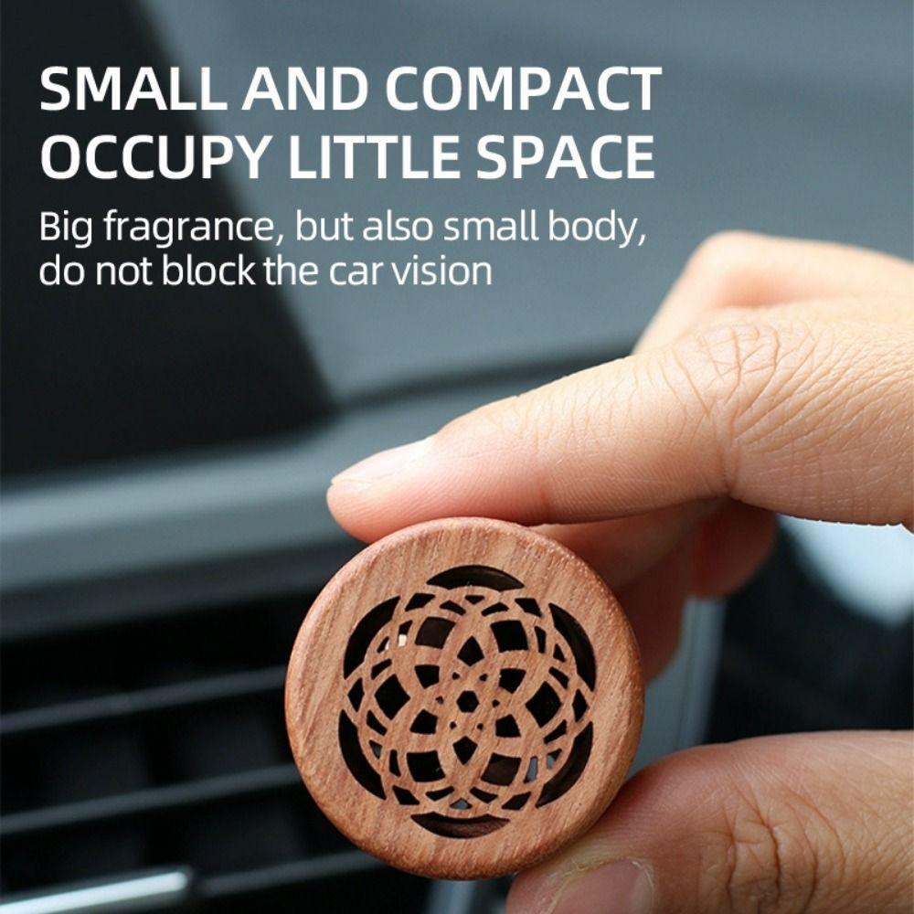 Carved Car Aromatherapy Clip Wooden Car Air Freshener Wooden Car Diffuser Car Air Freshener